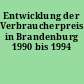 Entwicklung der Verbraucherpreise in Brandenburg 1990 bis 1994