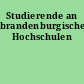 Studierende an brandenburgischen Hochschulen
