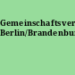 Gemeinschaftsveröffentlichung Berlin/Brandenburg