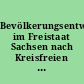 Bevölkerungsentwicklung im Freistaat Sachsen nach Kreisfreien Städten und Landkreisen: 1990 bis 2004