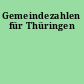 Gemeindezahlen für Thüringen