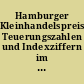 Hamburger Kleinhandelspreise, Teuerungszahlen und Indexziffern im Jahre 1926