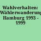 Wahlverhalten: Wählerwanderungen Hamburg 1993 - 1999