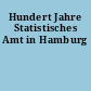 Hundert Jahre Statistisches Amt in Hamburg
