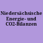 Niedersächsische Energie- und CO2-Bilanzen