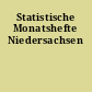 Statistische Monatshefte Niedersachsen