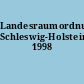 Landesraumordnungsplan Schleswig-Holstein 1998