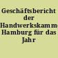 Geschäftsbericht der Handwerkskammer Hamburg für das Jahr 2000