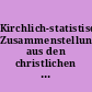 Kirchlich-statistische Zusammenstellungen aus den christlichen Stadt- und Land-Gemeinden Hamburgs