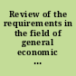 Review of the requirements in the field of general economic statistics : December 2004