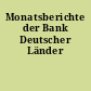 Monatsberichte der Bank Deutscher Länder