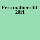 Personalbericht 2011
