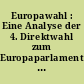 Europawahl : Eine Analyse der 4. Direktwahl zum Europaparlament 9. bis 12. Juni 1994
