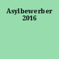 Asylbewerber 2016