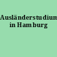 Ausländerstudium in Hamburg