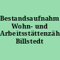 Bestandsaufnahme Wohn- und Arbeitsstättenzählung Billstedt