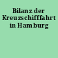 Bilanz der Kreuzschifffahrt in Hamburg