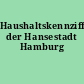 Haushaltskennziffern der Hansestadt Hamburg