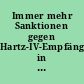 Immer mehr Sanktionen gegen Hartz-IV-Empfänger/-innen in Hamburg, weil sie angeblich schuldhaft Meldevorschriften nicht einhalten?