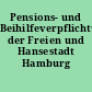 Pensions- und Beihilfeverpflichtungen der Freien und Hansestadt Hamburg (V)
