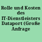 Rolle und Kosten des IT-Dienstleisters Dataport (Große Anfrage FDP)