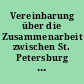 Vereinbarung über die Zusammenarbeit zwischen St. Petersburg und Hamburg