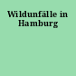 Wildunfälle in Hamburg