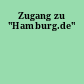 Zugang zu "Hamburg.de"