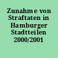 Zunahme von Straftaten in Hamburger Stadtteilen 2000/2001