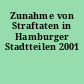 Zunahme von Straftaten in Hamburger Stadtteilen 2001