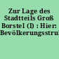 Zur Lage des Stadtteils Groß Borstel (I) : Hier: Bevölkerungsstruktur
