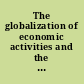 The globalization of economic activities and the development of small and medium sized enterprises in Germany