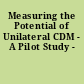 Measuring the Potential of Unilateral CDM - A Pilot Study -