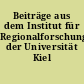 Beiträge aus dem Institut für Regionalforschung der Universität Kiel