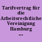 Tarifvertrag für die Arbeitsrechtliche Vereinigung Hamburg e.V. (TV-AVH) und Ergänzende Tarifverträge