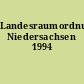 Landesraumordnungsprogramm Niedersachsen 1994