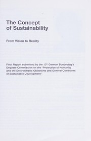 The Concept of Sustainability : From Vision to Reality