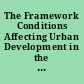 The Framework Conditions Affecting Urban Development in the Federal Republic of Germany : Uran Planning Law