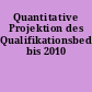 Quantitative Projektion des Qualifikationsbedarfs bis 2010