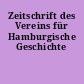 Zeitschrift des Vereins für Hamburgische Geschichte