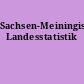 Sachsen-Meiningische Landesstatistik