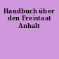 Handbuch über den Freistaat Anhalt