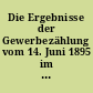 Die Ergebnisse der Gewerbezählung vom 14. Juni 1895 im Großherzogthum Mecklenburg-Schwerin