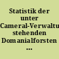 Statistik der unter Cameral-Verwaltung stehenden Domanialforsten des Großherzogthums Mecklenburg-Schwerin