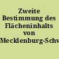 Zweite Bestimmung des Flächeninhalts von Mecklenburg-Schwerin