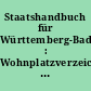 Staatshandbuch für Württemberg-Baden : Wohnplatzverzeichnis, Teil Nordbaden