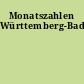 Monatszahlen Württemberg-Baden