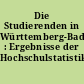 Die Studierenden in Württemberg-Baden : Ergebnisse der Hochschulstatistik