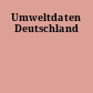 Umweltdaten Deutschland