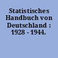 Statistisches Handbuch von Deutschland : 1928 - 1944.